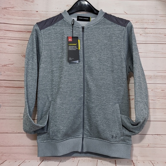 SALE Under Armour Storm Sweater Fleece Zip Bomber - Picture 2 of 7